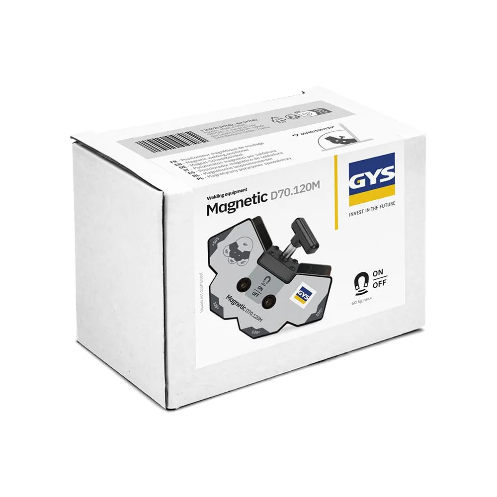 GYS Magnetic D70.120M positionneur de soudage multi-angle 70 kg