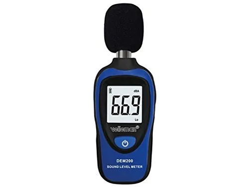 Velleman sonomètre numérique 30-130 dB LCD compact