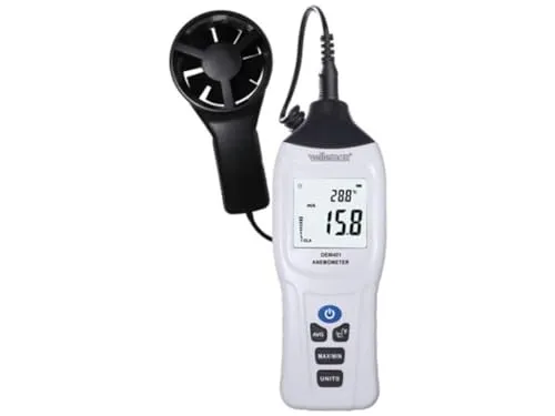Velleman GP Series thermomètre-anémomètre numérique portable