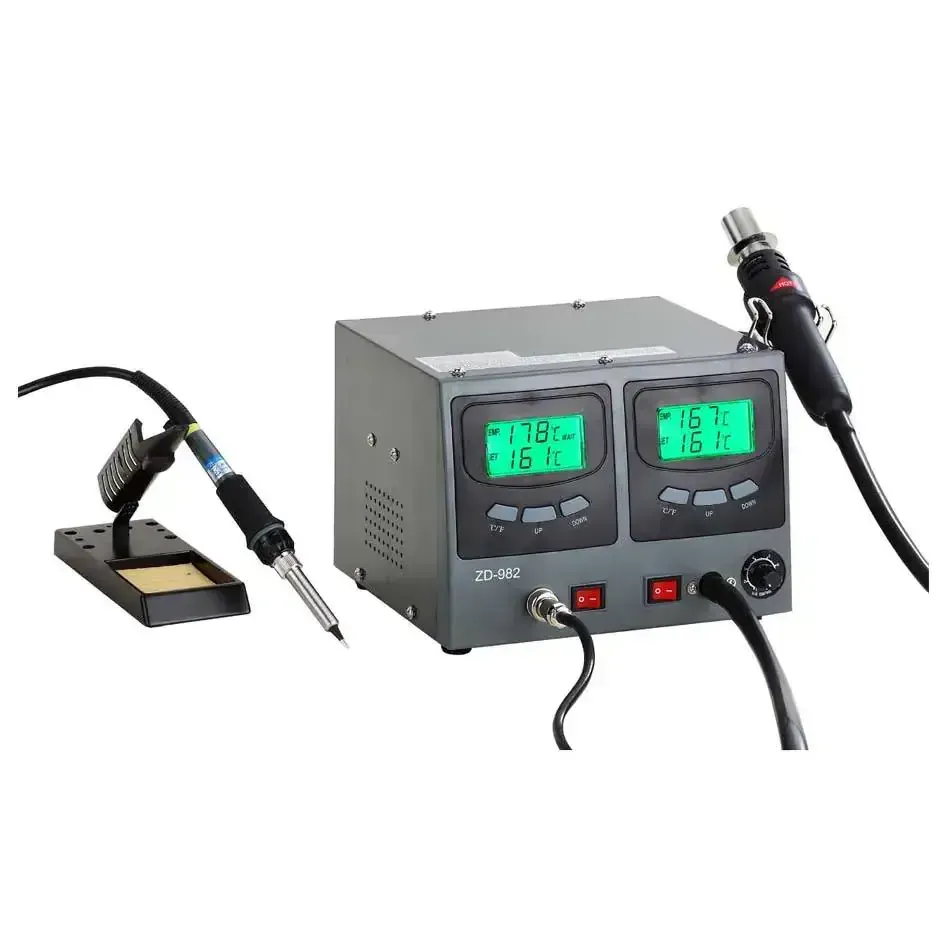 Zhongdi ZD-982 station de soudage et air chaud 2-en-1