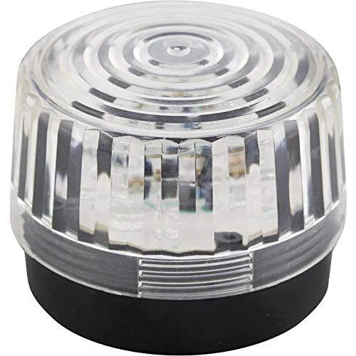 Velleman Edge Lit feu clignotant LED 100 mm 12 V blanc