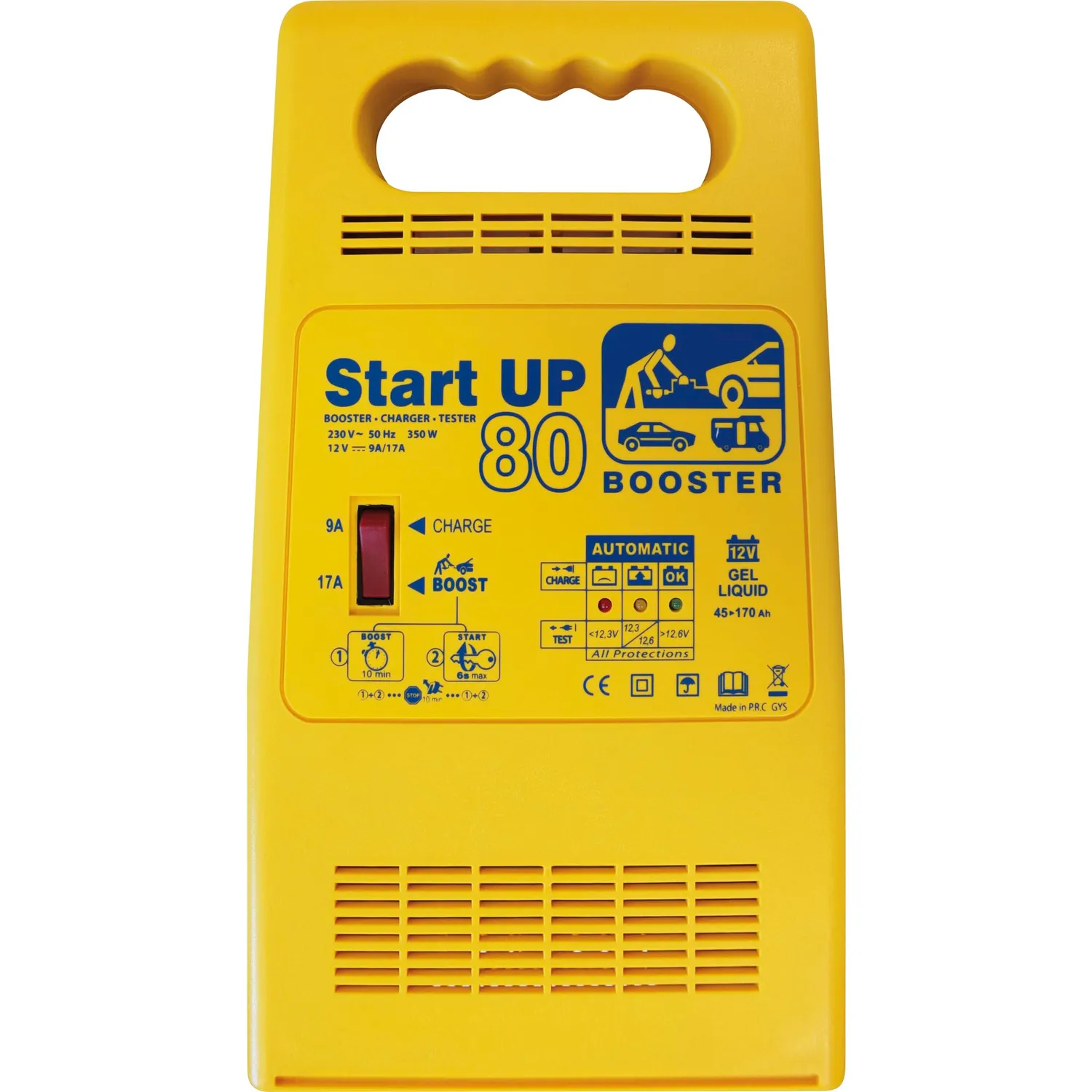 GYS Start Up 80 chargeur démarreur 12/24 V jaune
