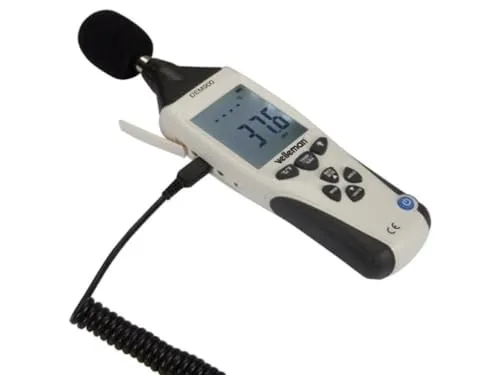 Velleman GP Series mètre environnemental 5-en-1 avec étui