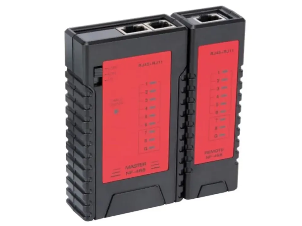 Velleman GP testeur de câbles LAN RJ45 RJ11 RJ12 à LED